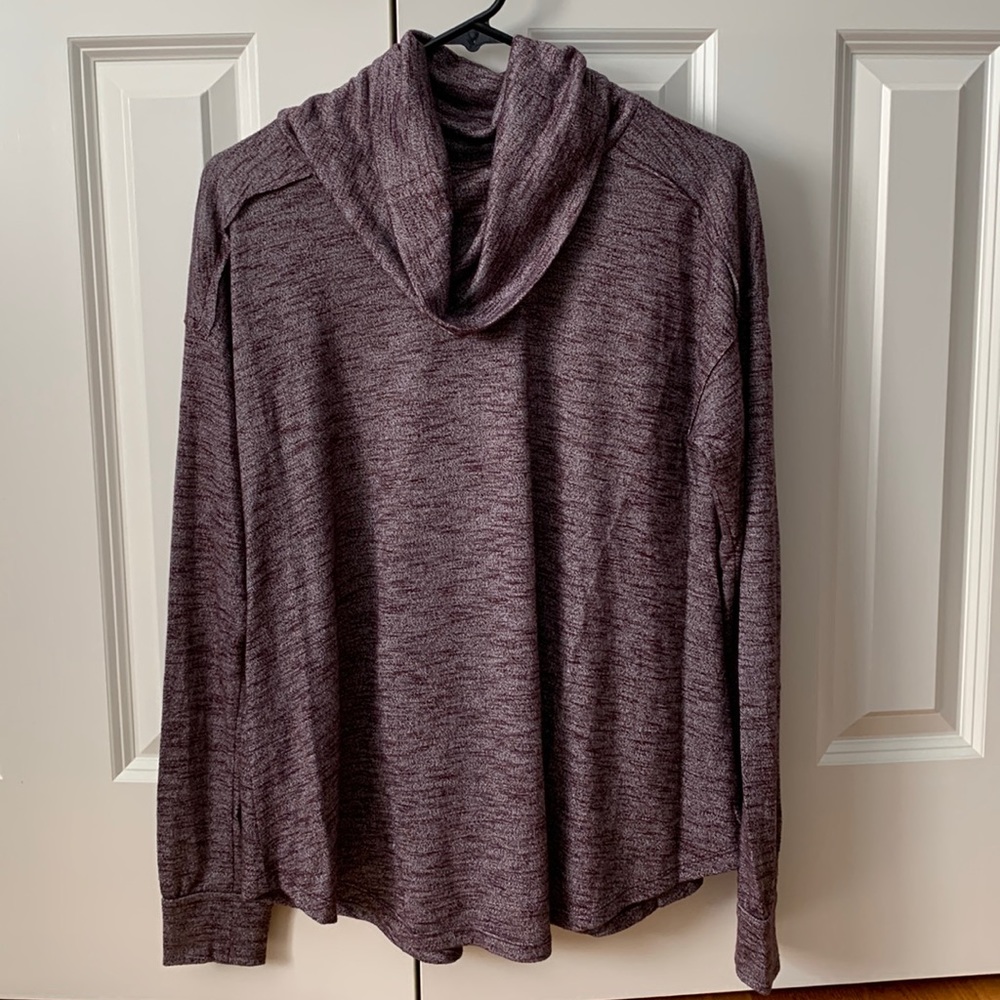 Wild Pearl Purple Turtleneck Pullover